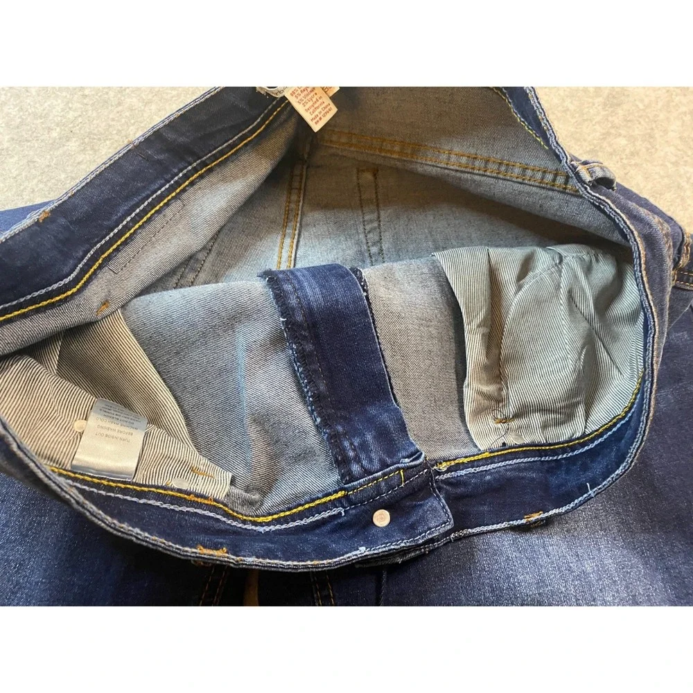 Carbon 2 Cobalt Straight Leg Dark Wash Blue Jeans Men's 38X33